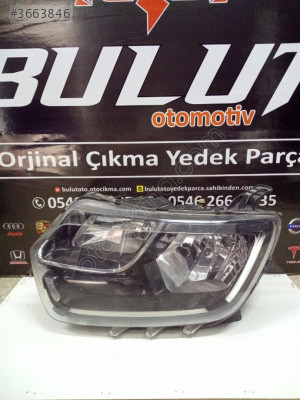 2018 Dacia Duster Sol Far - Orjinal, Çıkma ve Kontrol Edilmiş