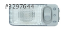 PEUGEOT CITROEN TAVAN LAMBASI YAN P206-P306-P406  AYDINLATMA GRI