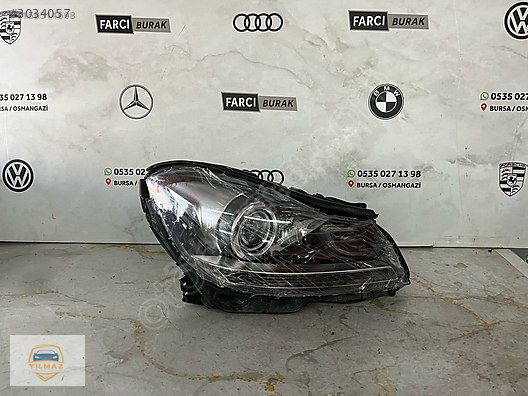 W204 MAKYAJLI SAĞ FAR ORJİNAL