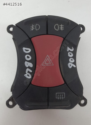 fiat doblo 2006 dörtlü çakar/flaşör düğmesi (-son fiyat)