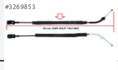 RENAULT DACIA MEGANE KOLTUK-KAPI KILIT TELI 49 CM.SAG M236PL445