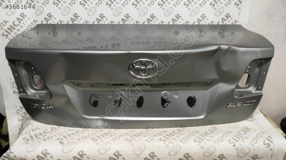 TOYOTA AVENSİS 2010 2012 ARKA BAGAJ KAPAĞI ÇIKMA ORJİNAL