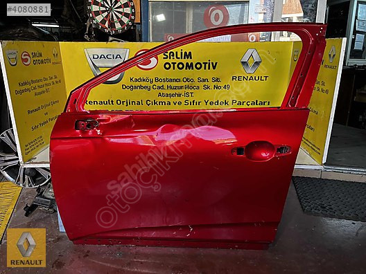 RENAULT CLIO 5 ÇIKMA ORJİNAL SOL ÖN KAPI VE DİĞER PARÇALARI