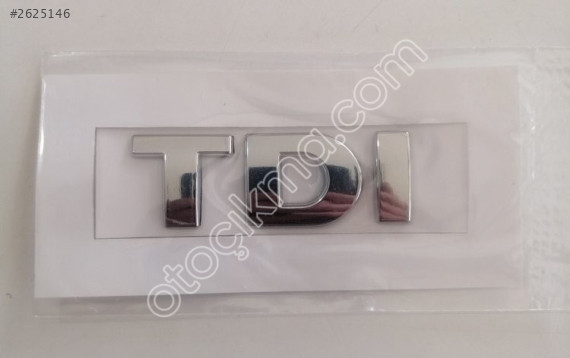 VW POLO GOLF PASSAT 98-11 ARKA BAGAJ TDI YAZISI 3B0853675D 739
