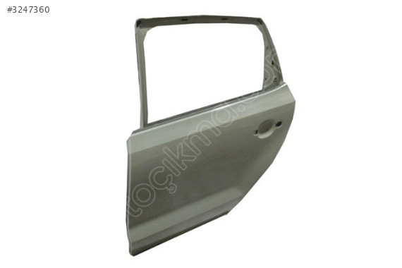 VOLKSWAGEN POLO- 6- 10/17; ARKA KAPI KOMPLE SOL GRİ BOYALI (İCE