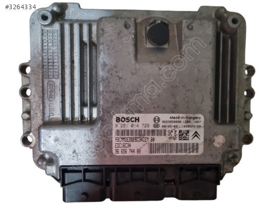 0281014729 EDC16C34 9665674480 MOTOR BEYNI  PEUGEOT-CİTROEN 1.6 H