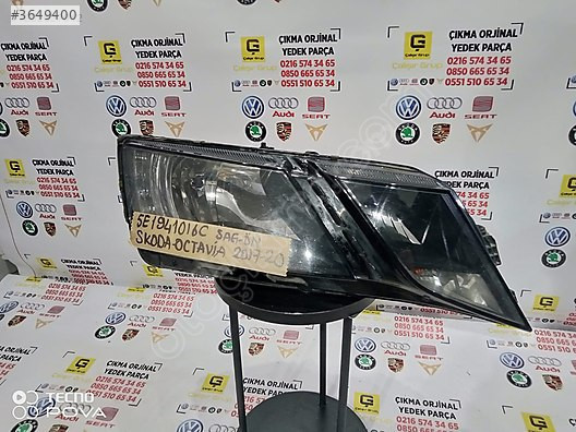 SKODA OCTAVİA 2017-2020 SAĞ ÖN FAR OEM 5e1941016c