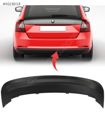 SKODA RAPİD 2013 2015 ARKA TAMPON SPOYLER 5JH807521