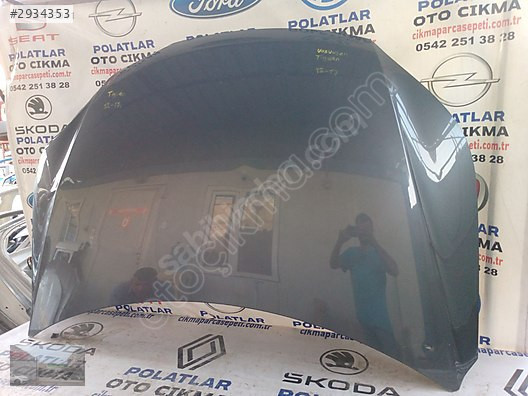 Volkswagen Tiguan motor kaputu 2012-2017 orijinal göçük kasalı