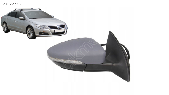 3C8857508BG VW PASSAT CC SAĞ KOMPOLE AYNA KATLANMAZ