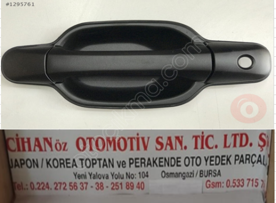 Isuzu Dmax Ön Sağ Dış Kapı Kolu 2004 Siyah
