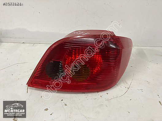 PEUGEOT 307 SAĞ STOP HATASIZ ORJİNAL ÇIKMA MONTECAR