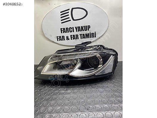 AUDİ A3 2008-2013 SOL FAR ORJİNAL TEMİZ