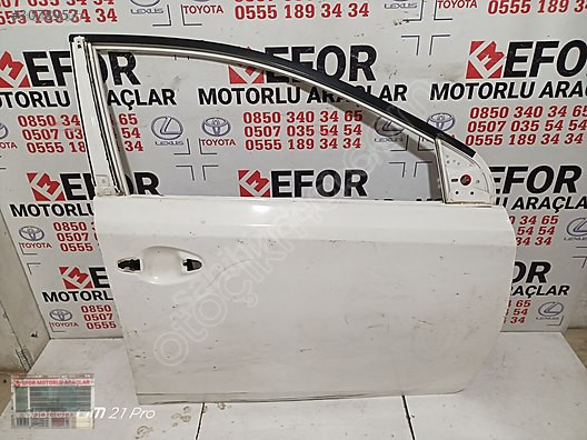 TOYOTA AURİS SAĞ ÖN KAPI ÇIKMA ORİJİNAL PARÇA 2013-2018