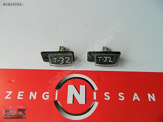 Nissan X-Trail T32-2014-2021 Arka Plaka Lambası Orjinal Parça