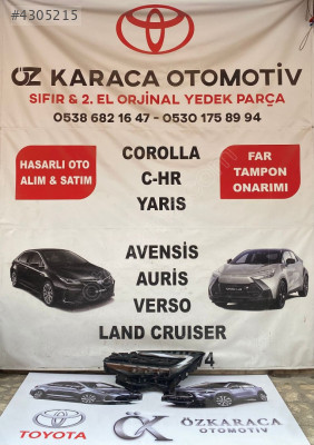 2024-2025 TOYOTA C-HR FULL LED DOLU ÇIKMA ORJİNAL SOL ÖN FAR