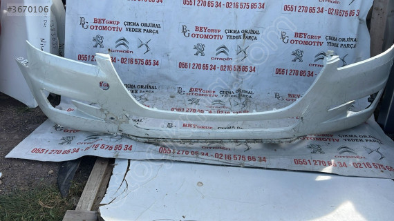 PEUGEOT 508 ÖN TAMPON ORİJİNAL ÇIKMA YEDEK PARÇA