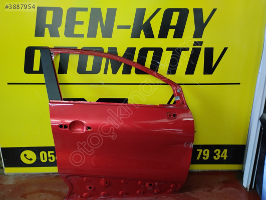 801102223R RENAULT CAPTUR SAĞ ÖN KAPI KIRMIZI ORJ ÇIKMA RENKAY