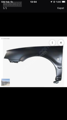 Renault 19 sol çamurluk