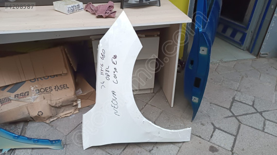 OPEL CORSA F SAĞ ÖN ÇAMURLUK BEYAZ ÇIKMA ORJİNAL YEDEK PARÇA