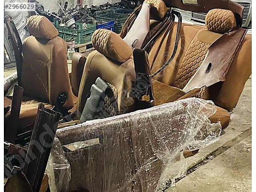 MERCEDES W126 S-CLASS ORJİNAL KIRMIZI RENK KUMAŞ KOLTUK TAKIMI