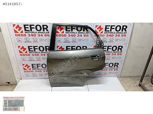 HONDA CİTY SOL ARKA KAPI ÇIKMA ORİJİNAL PARÇA 2006-2008