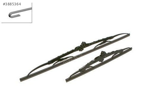 SİLECEK SÜPÜRGESİ TAKIM TWIN (550+340mm) CHEVROLET/HYUNDAI/NISSAN