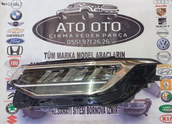VOLKSWAGEN TİGUAN ORJİNAL ÇIKMA SOL FAR m