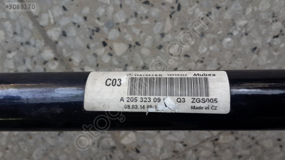 Mercedes C 205 VİRAJ DEMİRİ A2053230965