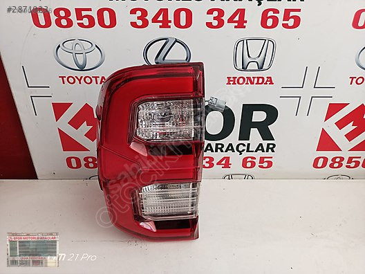 TOYOTA HİLUX LEDLİ SOL STOP ÇIKMA ORJİNAL PARÇA 2020-2023