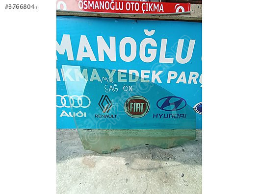 RANAULT MEGANE 2 SAĞ ÖN KAPI CAMI ÇIKMA ORJİNAL