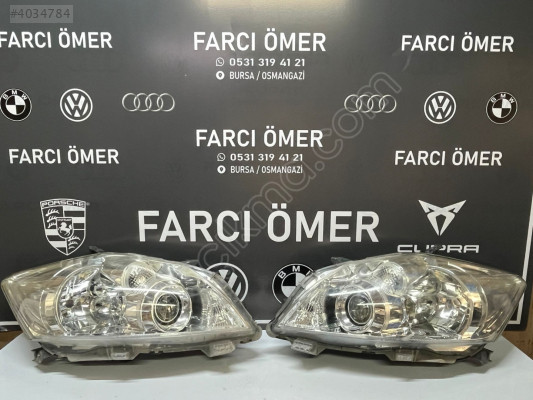 TOYOTA AURİS SAĞ-SOL TAKIM ÖN FAR ORJİNAL