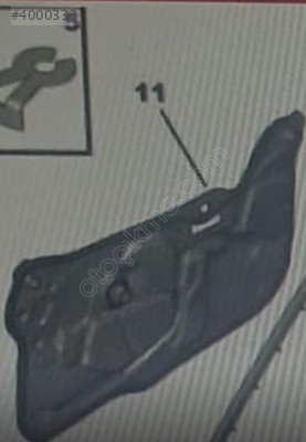Citroen C-Elysee Sağ Kapı sızdırmazlık paneli 9675552480
