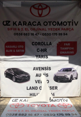 2019-2025 TOYOTA COROLLA ÇIKMA ORJINAL SOL ÖN ÇAMURLUK