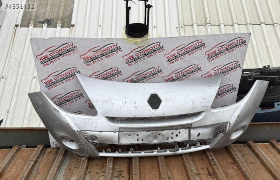 RENAULT CLİO 3 GRİ ÖN TAMPON ORJINAL