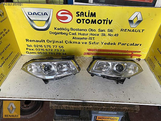 RENAULT MEGAN 2 SAĞ SOL SIFIR FAR VE DİĞER PARÇALARI