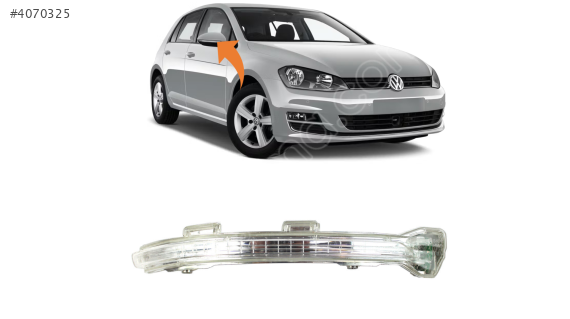 5G0949102 VW GOLF7 7.5 2013-2019 SAĞ AYNA SİNYALİ