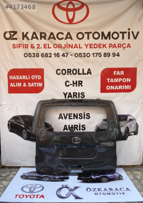2025 TOYOTA PROACE CİTY ÇIKMA ORJİNAL BAGAJ KAPAĞI
