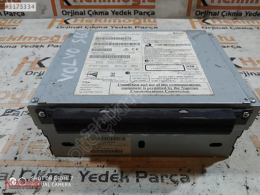 VOLVO S60 V40 V60 CD ÇALAR AF6N-18C815-CC, 31358286 AA MULTİMEDY