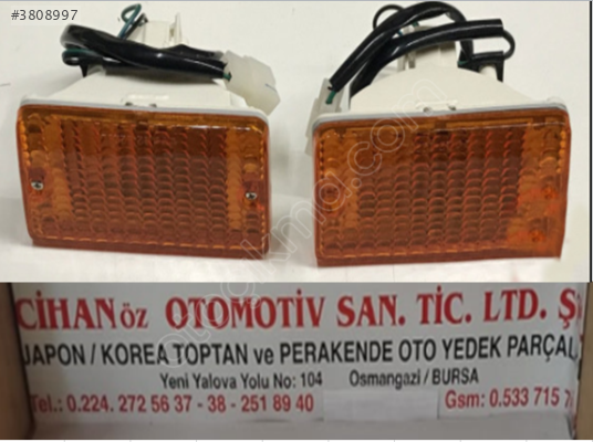 MITSUBISHI SİNYAL TAMPON SAĞ-SOL L300 1985-1988