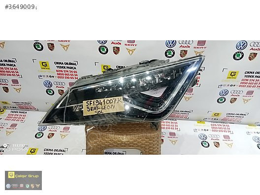 SEAT LEON 2017-2021 LEDLİ SOL FAR OEM 5F1941007