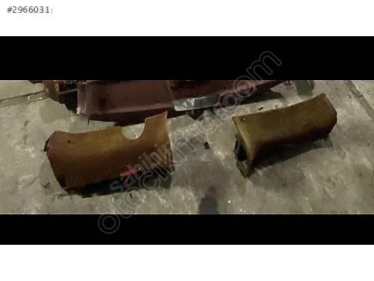 MERCEDES W126 ORJ. BORDO RENK TORPİDO ALT KAPLAMALARI SAĞ-SOL