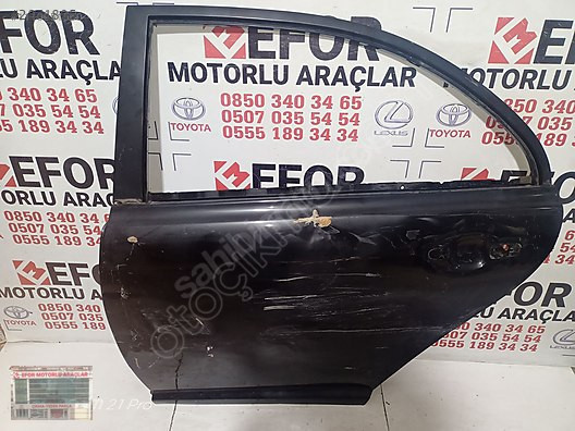 TOYOTA AVENSİS SOL ARKA KAPI ÇIKMA ORİJİNAL PARÇA