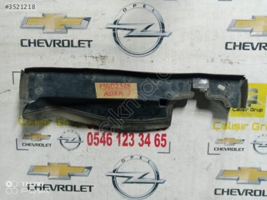OPEL ASTRA J RADYATÖR ÜST BAKALİTİ ÇIKMA SÖKME YEDEK PARÇA