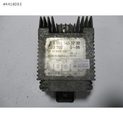 Mercedes Benz W168 Fan Beyni A0255453232 898940000 ESG300