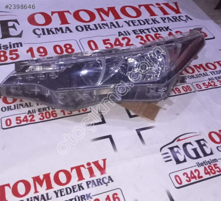 2016/2019 TOYOTA COROLLA SOL FAR ORJİNAL HATASIZ