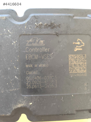 00.0406 0390.5  25.0926 4588.3  250613 3455.3 CAPTİVA ABS BEYNİ