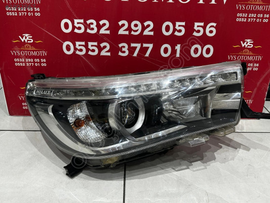 TOYOTA HİLUX LED MERCEKLİ SAĞ FAR ORJ ÇIKMA 2016-2020