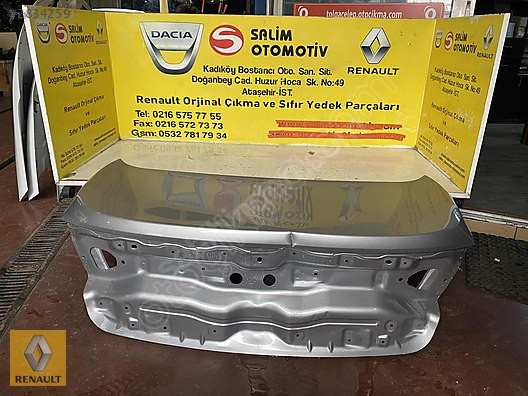 RENAULT MEGAN 4 ÇIKMA ORJİNAL GRI BAGAJ VE DİĞER PARÇALARI
