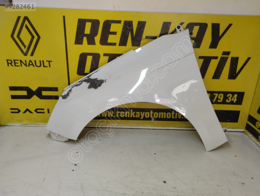 631134622R RENAULT MEGANE 4 SOL ÖN ÇAMURLUK ÇITASIZ BEYAZ ORJ